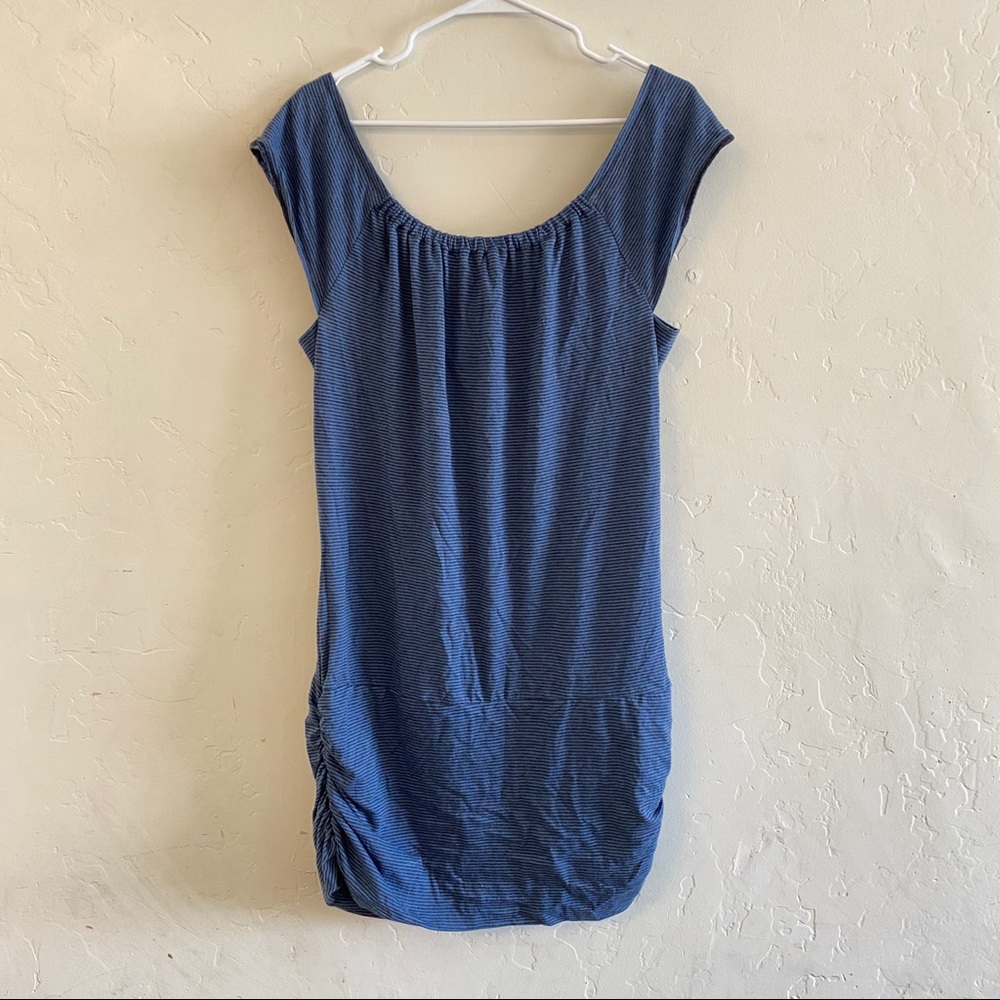 I Heart Ronson NWT Navy Striped Tunic Dress Large